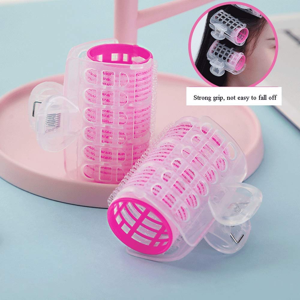 6pcs Self-Grip Plastic Hair Curlers Rollers - DIY Hair Styling Tools for Bangs & Waves - Perfect for Home Salon, Party Hairstyles & Everyday Styling