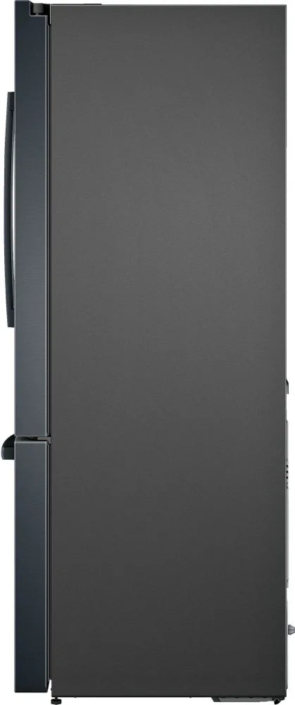 Bosch 36 Inch Smart Refrigerator with Ice Maker - Black Stainless Steel B36CT80SNB | Energy Efficient French Door Fridge for Modern Kitchen & Large Family Use