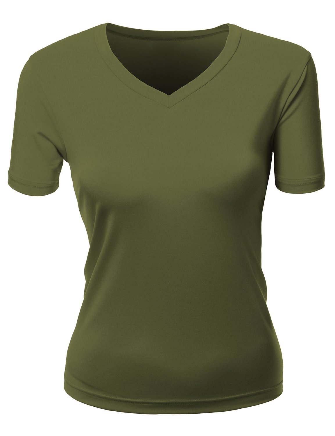 Xpril Women's Basic V-Neck Scoop Neck T-Shirts - Soft Cotton Casual Tees for Everyday Wear | Perfect for Work, Weekend & Layering Outfits