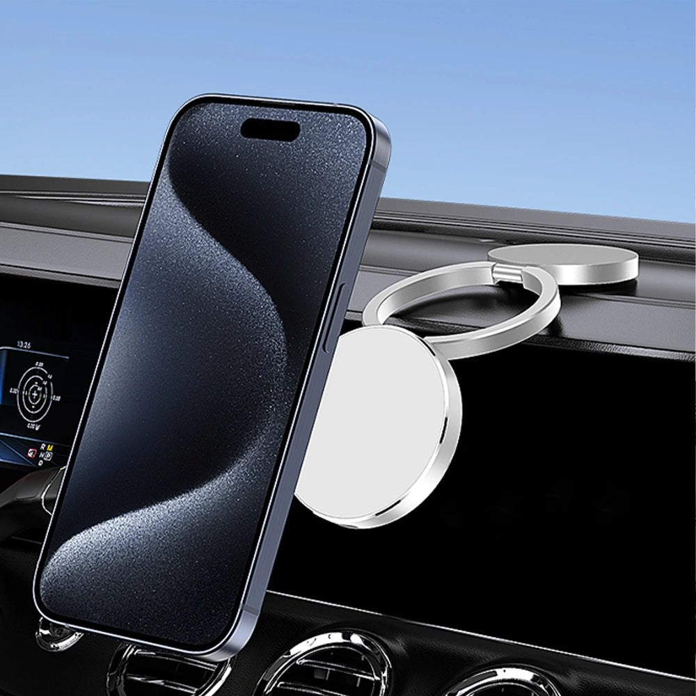 MagnetoDrive 360° Rotating MagSafe Wireless Car Charger Mount - Fast Charging Phone Holder for iPhone 14/13/12, Samsung Galaxy - Perfect for Commuting, Road Trips & Hands-Free Driving