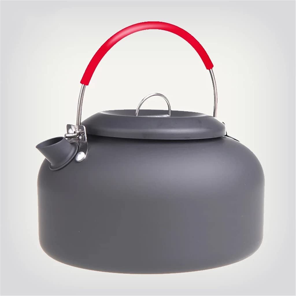 YXBDN 0.8L & 1.4L Aluminum Camping Kettle - Portable Outdoor Tea Pot & Coffee Maker for Picnic, Hiking, Backpacking & Travel - Lightweight & Durable for Campfire, Stove & Backcountry Adventures (Color: A, Size: 1.4L)
