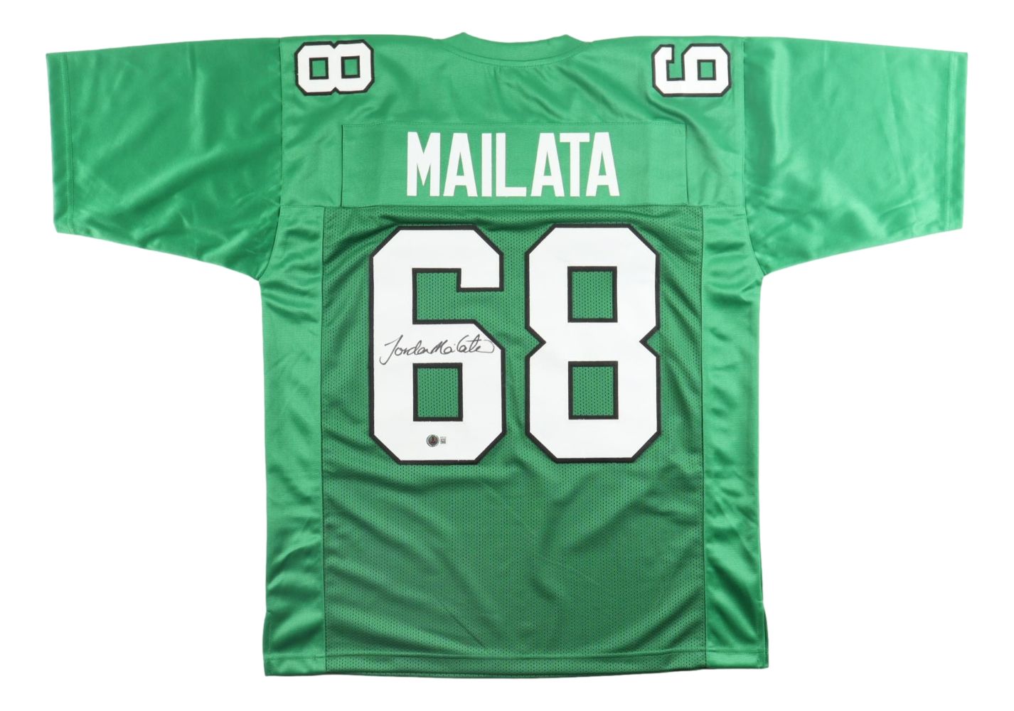 Authentic Jordan Mailata Philadelphia Eagles Signed Kelly Green Football Jersey - Limited Edition Collectible for Eagles Fans & Sports Memorabilia Enthusiasts - Perfect for Game Day, Man Cave Decor, and Gift Giving
