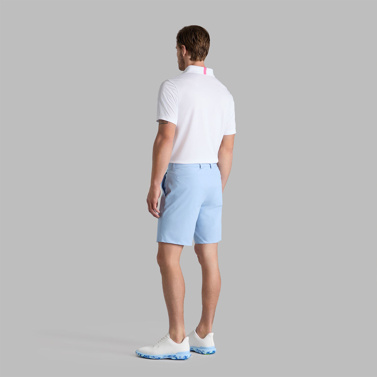 G/FORE Men's Everyday Solid Performance Shorts - Lightweight, Quick-Dry & Comfortable for Golf, Running & Casual Wear