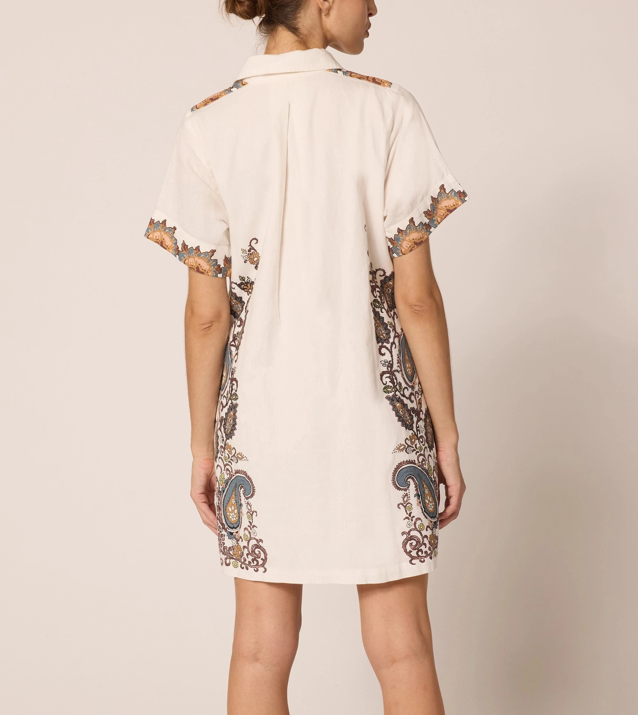 Anahita Mini Dress | Veneto Paisley Print Floral Summer Dress for Women - Perfect for Beach Vacations, Date Nights & Casual Outings
