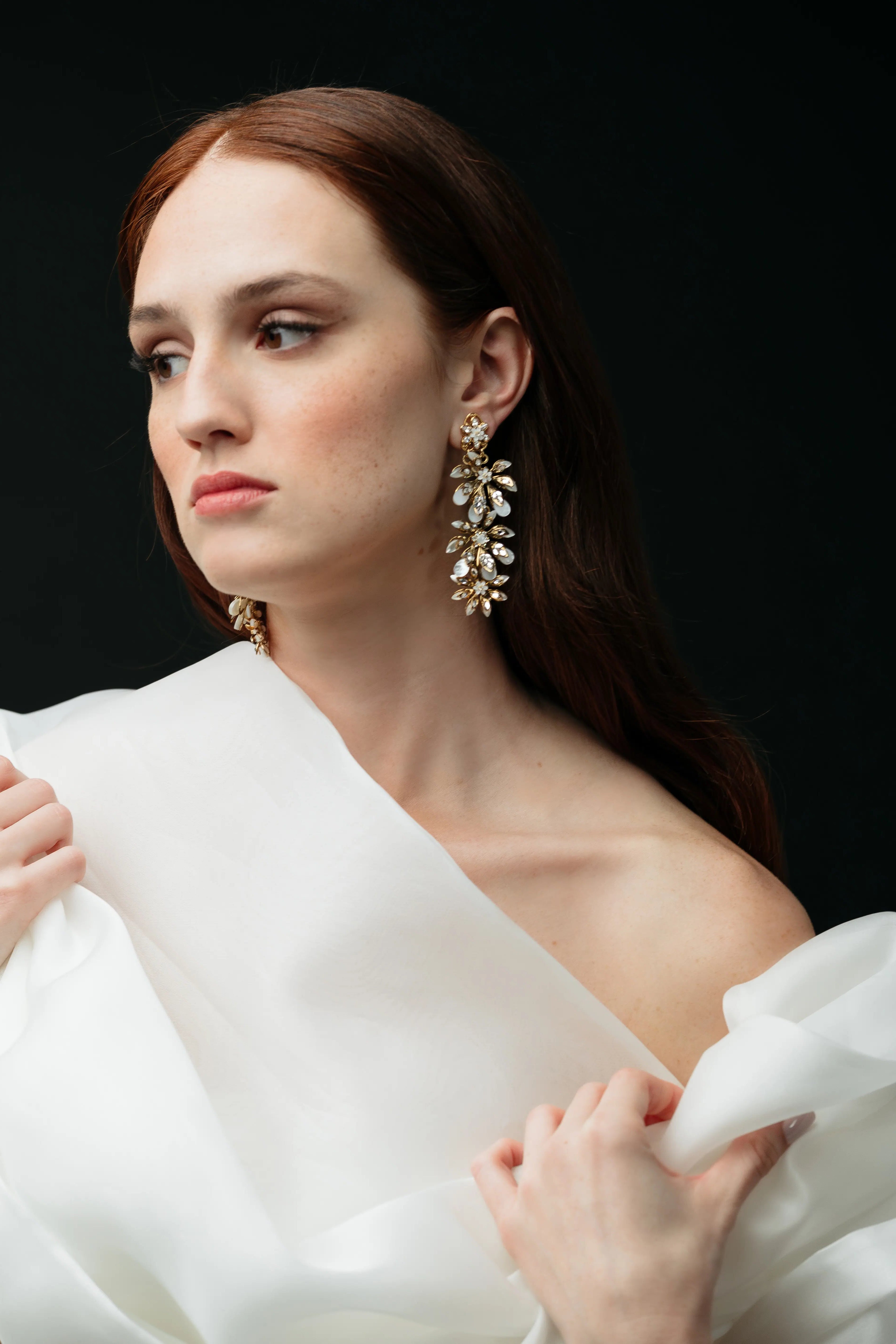 Elegant Gaze Earrings for Women - Dainty Gold Hoop Earrings for Everyday Wear | Perfect for Parties, Weddings & Date Nights