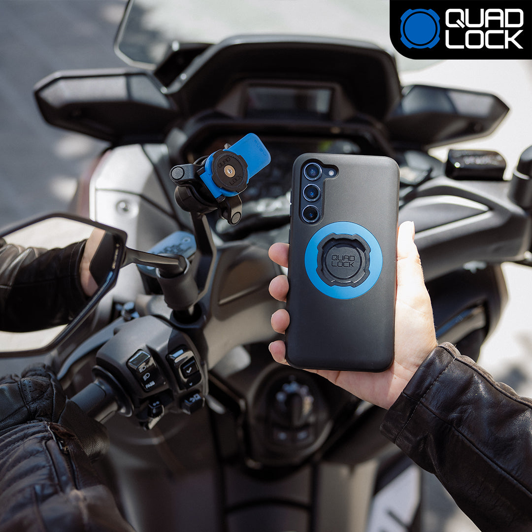 Universal Scooter Motorcycle Mirror Stem Mount - Adjustable Handlebar Clamp for Enhanced Safety - Perfect for Commuting, Touring & Off-Road Adventures