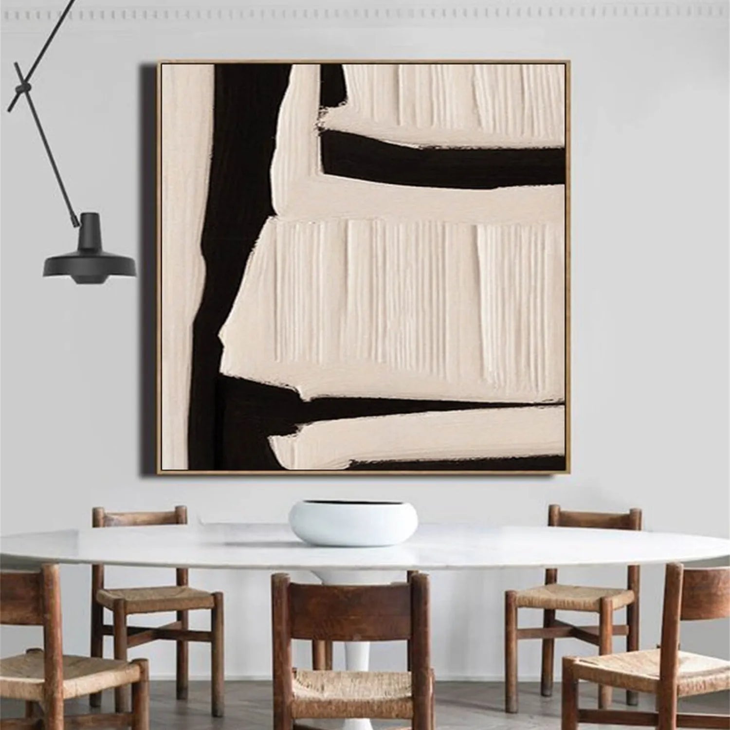 Abstract Tranquility Art Painting #WS165 - Modern Wall Decor for Living Room, Bedroom & Office - Handmade Canvas Artwork for Home & Office Decor