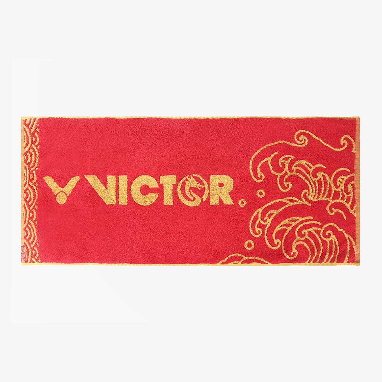 Victor Chinese New Year Sports Towel - Premium Absorbent Gym Towel for Workout & Fitness - Red CNY Design TW412CNY - Perfect for Gym, Yoga, Running & Sports Activities