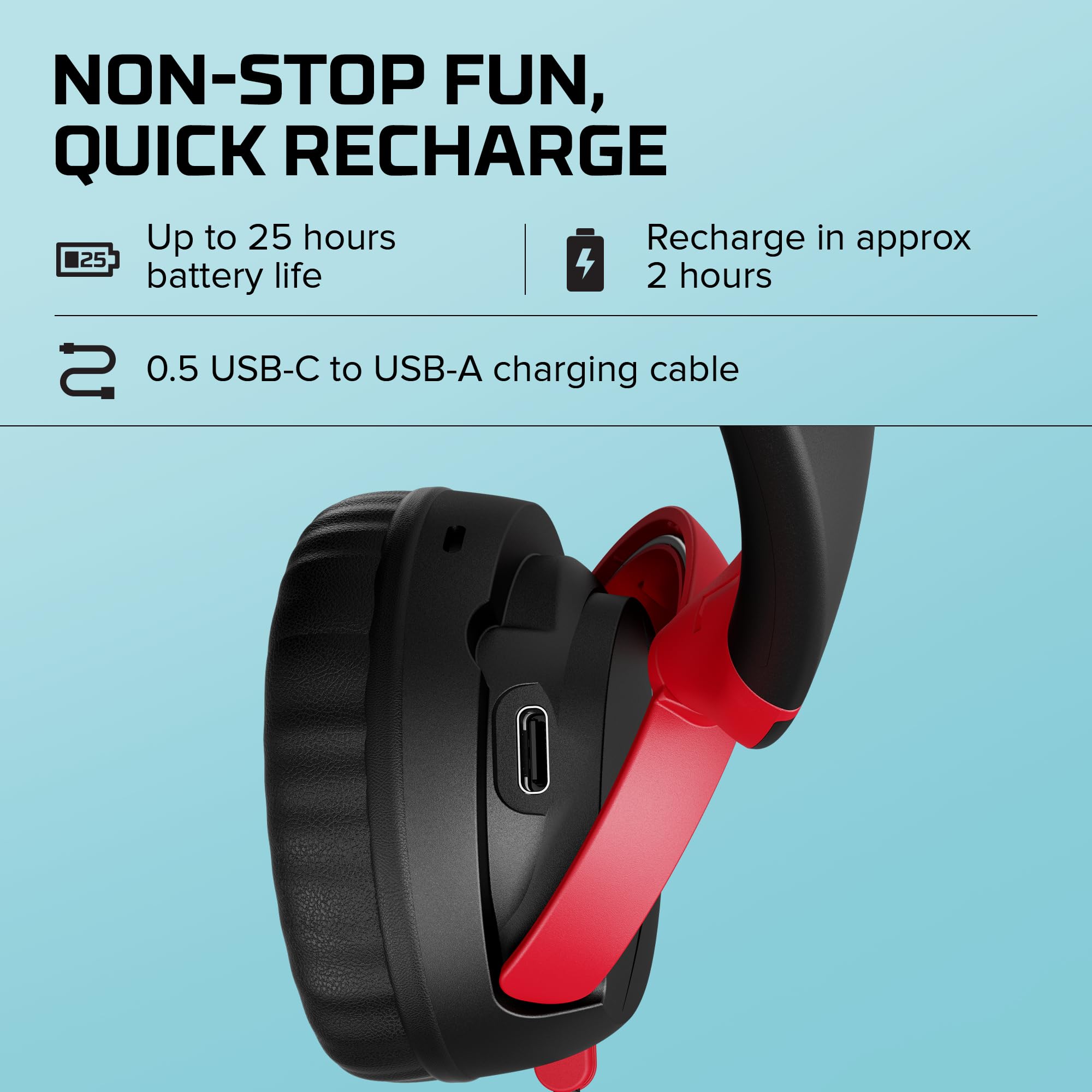 HyperX CloudX Stinger 2 Core Gaming Headset for Xbox - Lightweight Over-Ear Headphones with Noise-Canceling Mic, Swivel-to-Mute Function & 40mm Drivers - Black - Perfect for Xbox Gaming, Online Chat & Streaming