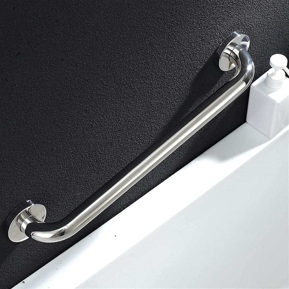 Stainless Steel Bathroom Grab Bar - Non-Slip Shower Handle & Towel Rail for Elderly, Disabled & Pregnant Women (45cm) - Ideal for Toilets, Stairs & Wet Areas Safety Support
