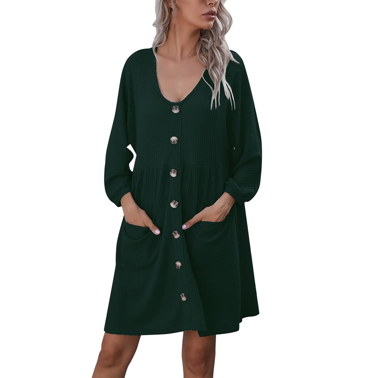 Boho Floral Print Women's Summer Dress 2022 - Casual Ruffle Swing Mini Dress for Beach, Vacation & Outdoor Parties