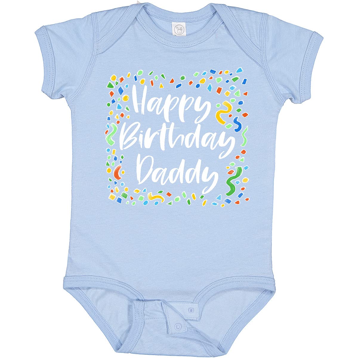 Inktastic Happy Birthday Daddy Baby Bodysuit - Cute Infant Onesie for Birthday Celebrations & Photo Shoots - Perfect Gift for New Dads & First Father's Day