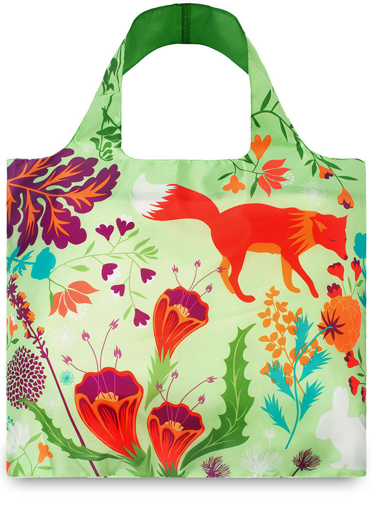 LOQI Eco-Friendly Tote Bag - FOREST Collection by Cristina Caramida | Reusable Shopping Bag for Groceries, Beach & Daily Use