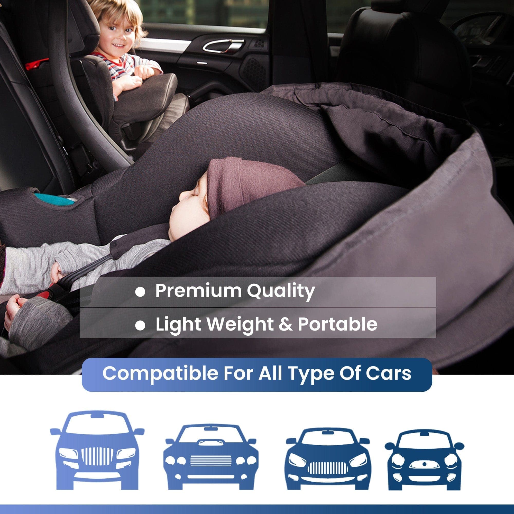 Trumom USA Infant Baby Car Seat, Carry Cot & Rocker with Canopy for Newborns 0-13 kg (2007 Model) - Perfect for Travel, Home & Outdoor Use