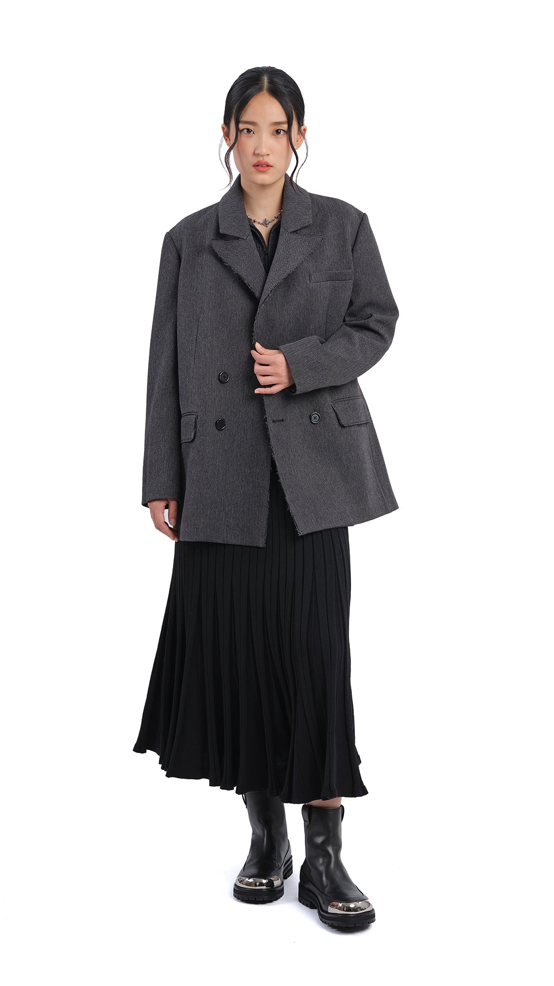 Stylish Knitted Flare Skirt for Women - Trendy High Waist A-Line Midi Skirt - Perfect for Casual Outfits, Office Wear & Date Nights