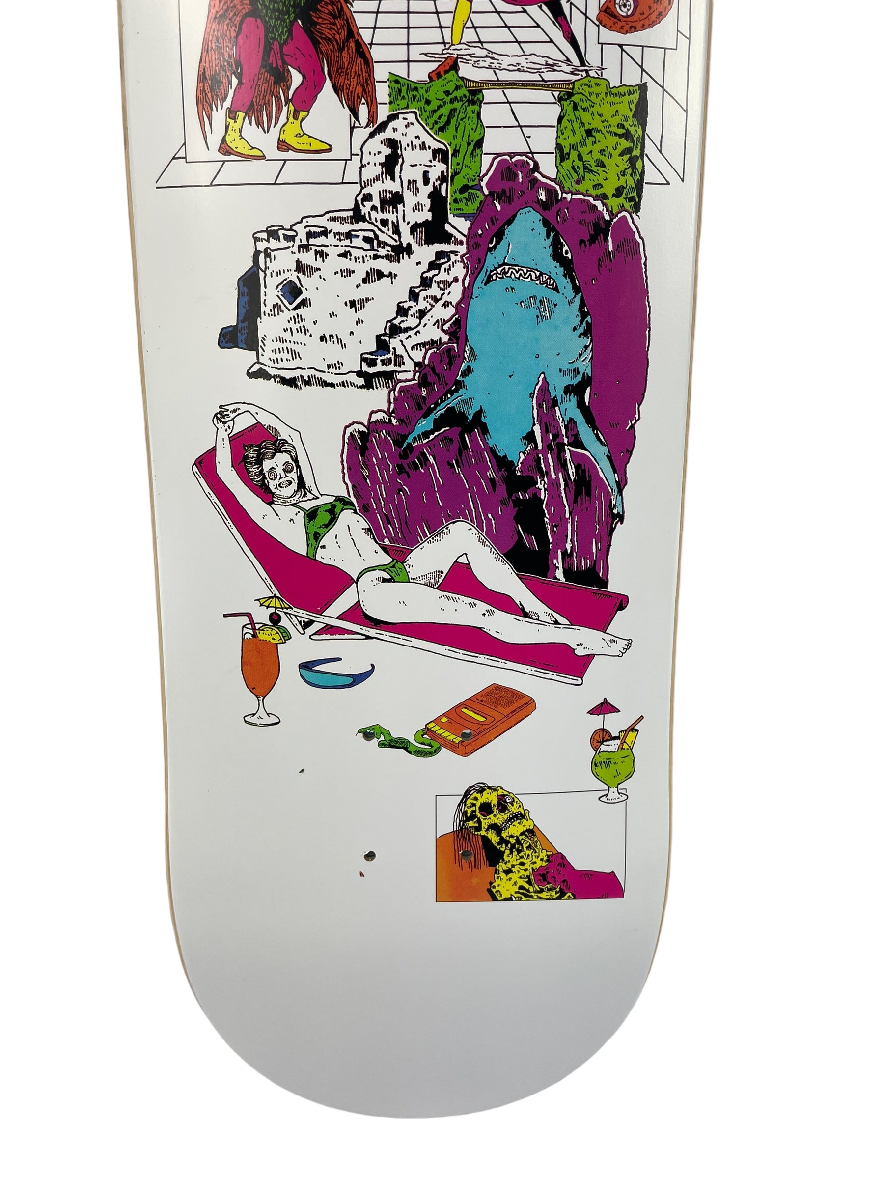 Adam Moss Shark Pro Deck - Death Skateboards - Choose Your Size - Perfect for Street Skating and Skate Park Tricks