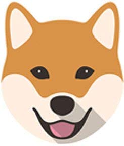 EW Designs Adorable Shiba Inu Fox Face Magnetic Vinyl Bumper Sticker - 4 Inch Tall Cute Dog Car Magnet for Vehicles, Fridges & Metal Surfaces - Perfect for Pet Lovers & Japanese Culture Enthusiasts