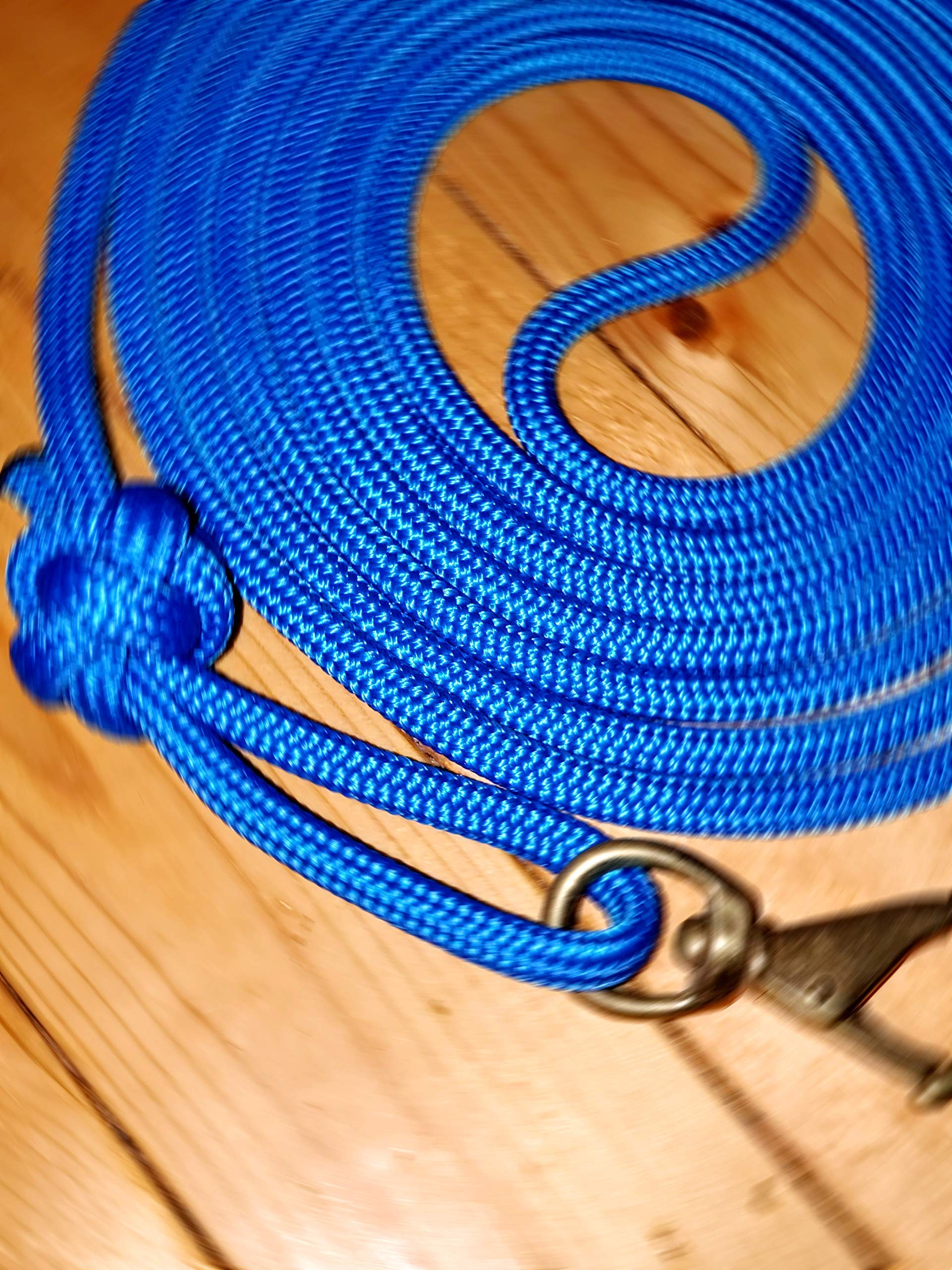 14 ft Blue Horse Lead Rope - 3/8