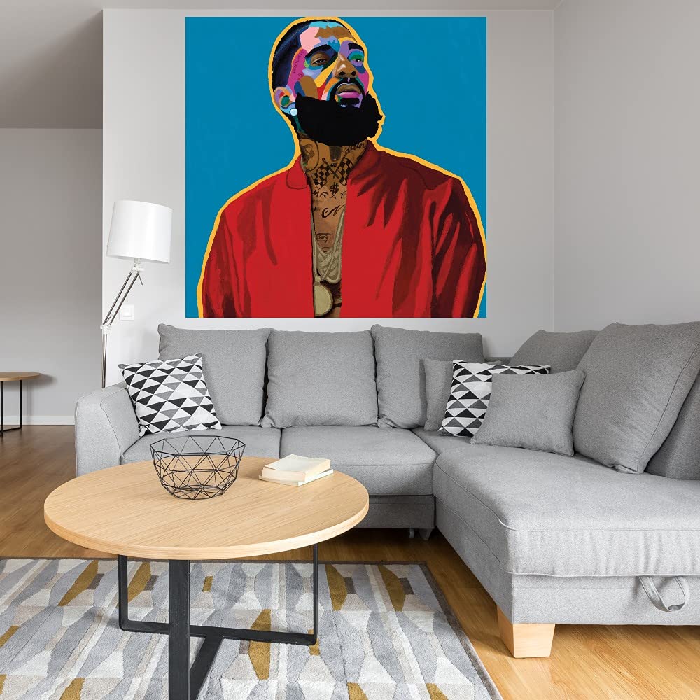 Vakseen 'Nothin Like U' Fine Art Canvas Wall Decor - 22x22 Inches - Ready to Hang - Modern Abstract Painting for Living Room, Bedroom, Office & More - Perfect for Home, Bar & Dining Room Decor
