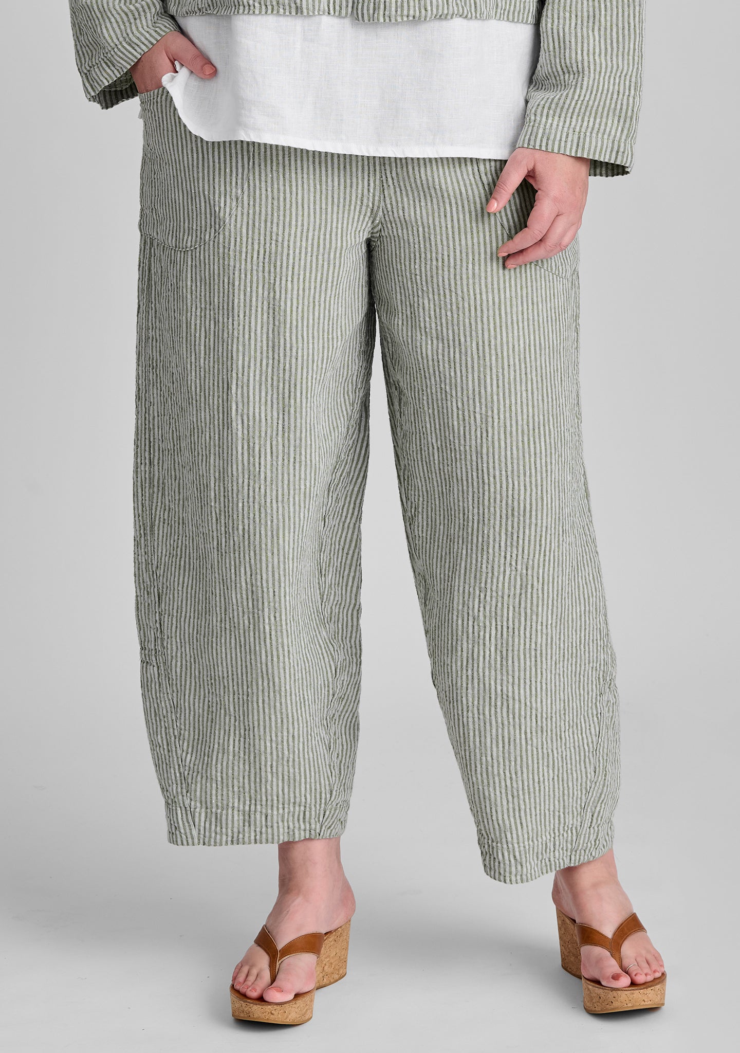 Seamly Linen Pants for Women - Breathable Comfortable Summer Wide Leg Trousers - Perfect for Beach, Vacation & Casual Wear