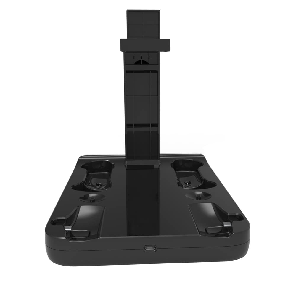 PSVR2 & PS5 Controller Charging Dock - 2-in-1 DualSense Charging Station with Headset Holder & Display Stand | Perfect for Gaming Setup & VR Accessories Organization