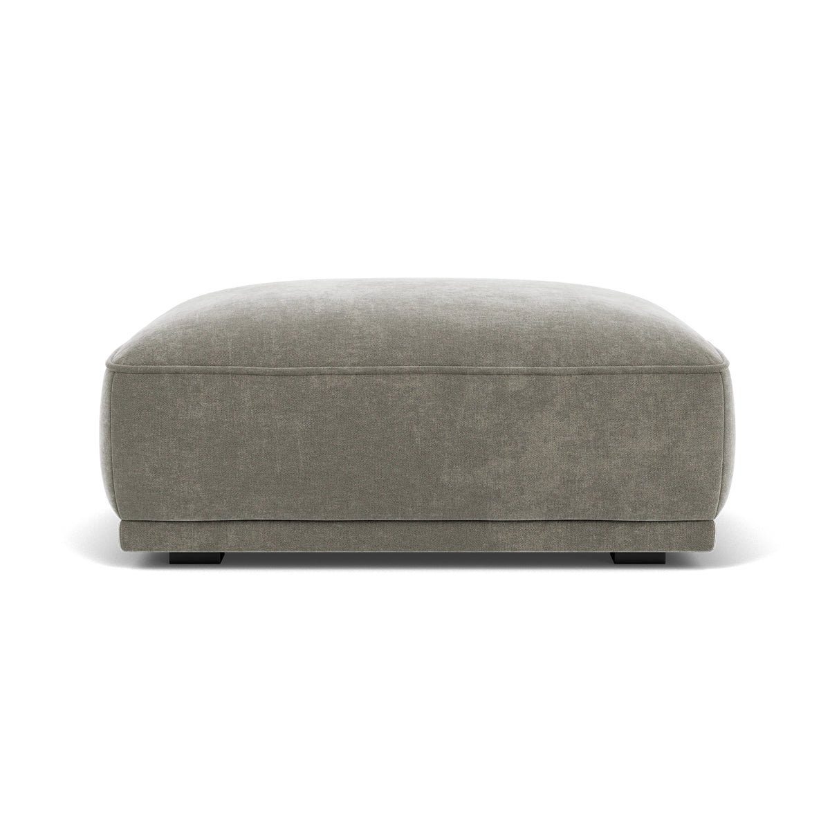 Leonora Fabric Storage Ottoman with Tufted Top - Stylish Footrest, Coffee Table & Extra Seating for Living Room, Bedroom & Dorm