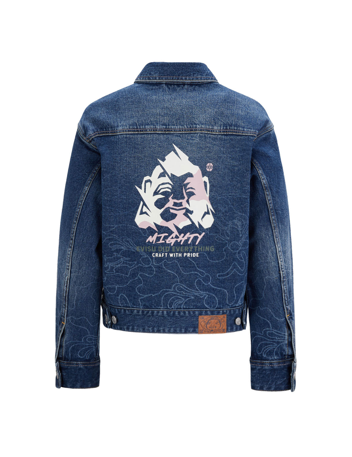 Stylish Faded Laser Print Denim Jacket for Women & Men - Trendy Distressed Vintage Denim Coat for Casual Wear, Street Style & Everyday Outfits