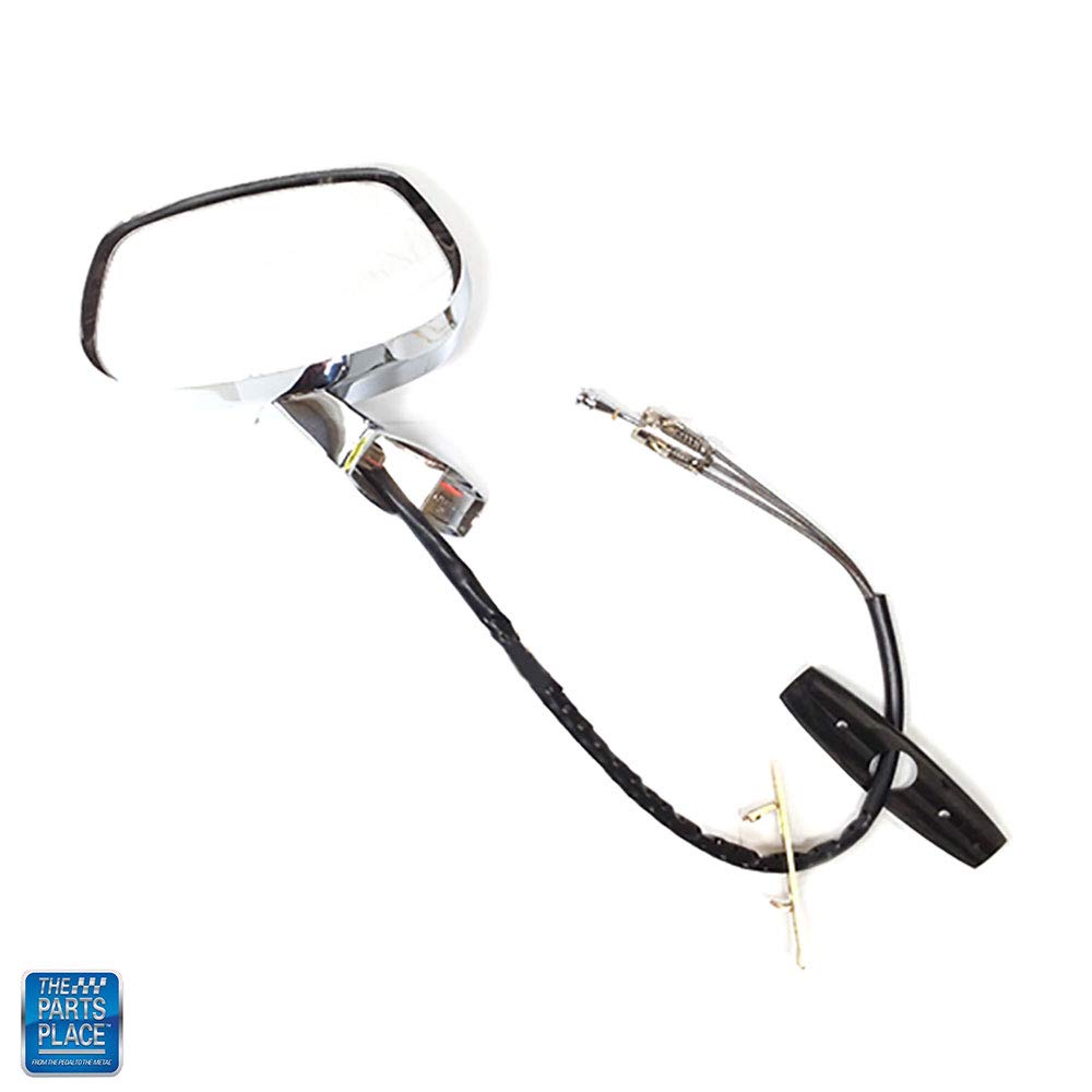GM 9845322 Left Hand Remote Chrome Outside Mirror - Replacement Auto Side View Mirror for GM Trucks & SUVs - Perfect for Driving Safety & Style Enhancement