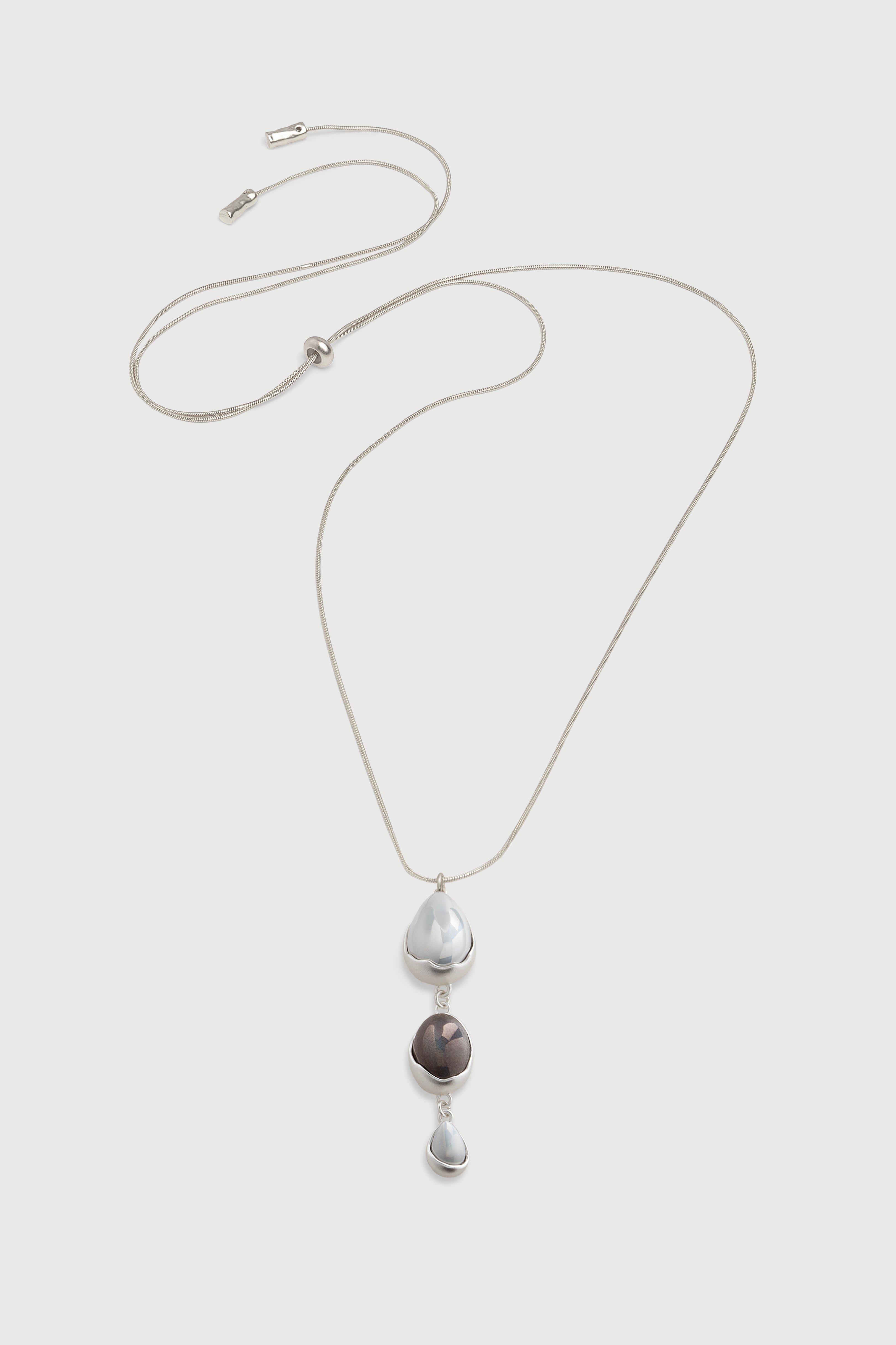 Elegant Triple Glass Orb Dangle Necklace - Bohemian Crystal Pendant Jewelry for Women - Perfect for Parties, Weddings & Date Nights