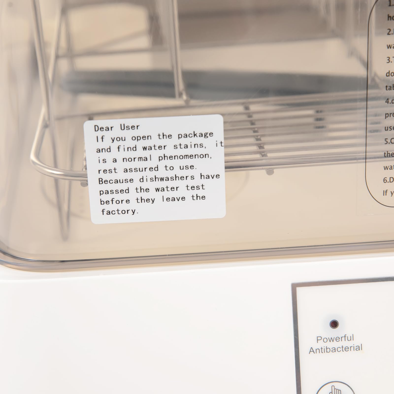 Portable Countertop Dishwasher - Compact Mini Dishwasher for Home, Apartment & RV - 6 Washing Programs with Quick Connect - Perfect for Small Kitchens, Dorms & Camping