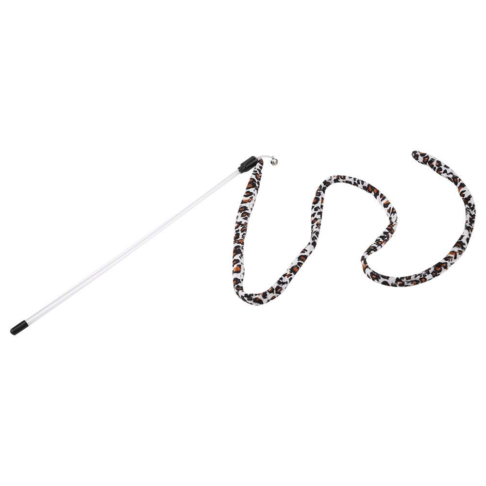 Interactive Cat Feather Wand Toy with Bell - Large Smart Kitty Teaser Wand for Indoor Cats, Kitten Chase Exercise & Play - Perfect for Bonding & Active Playtime at Home