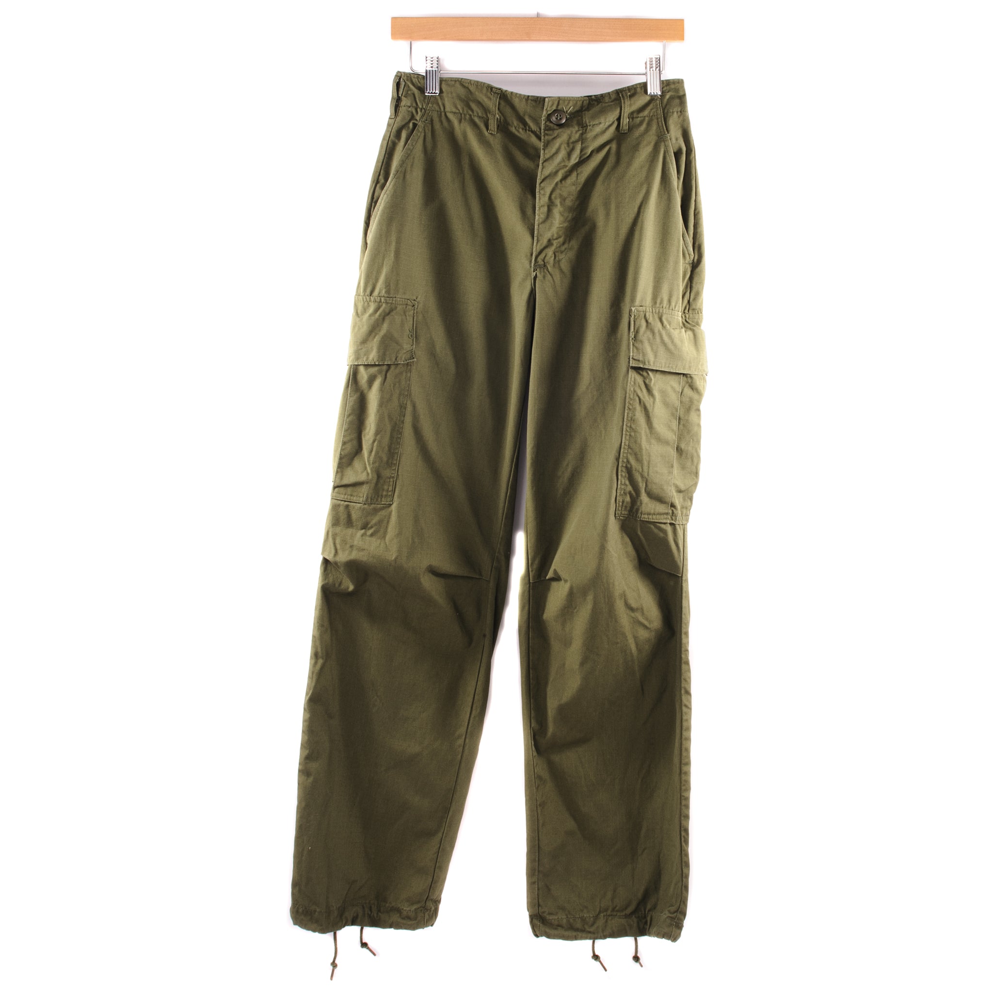 Vintage US Army Combat Trousers 6th Pattern 1968 Vietnam War - Size W28 L32 - Military Reenactment, Outdoor Adventure & Vintage Fashion