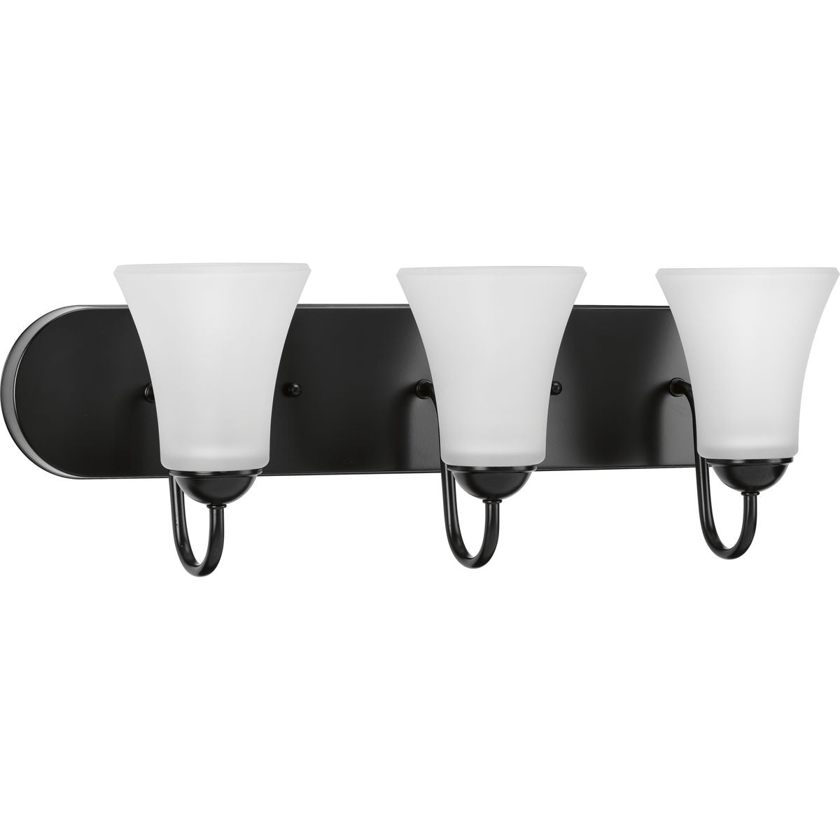 Vintage Style 3-Light Etched Glass Bathroom Vanity Light Fixture - Perfect for Bathroom, Powder Room & Dressing Area Makeup Lighting