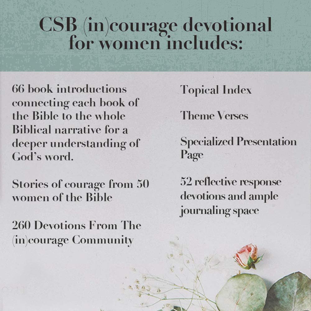 CSB Devotional Bible - Blue LeatherTouch, Indexed, Devotionals & Journaling for Women's Daily Faith