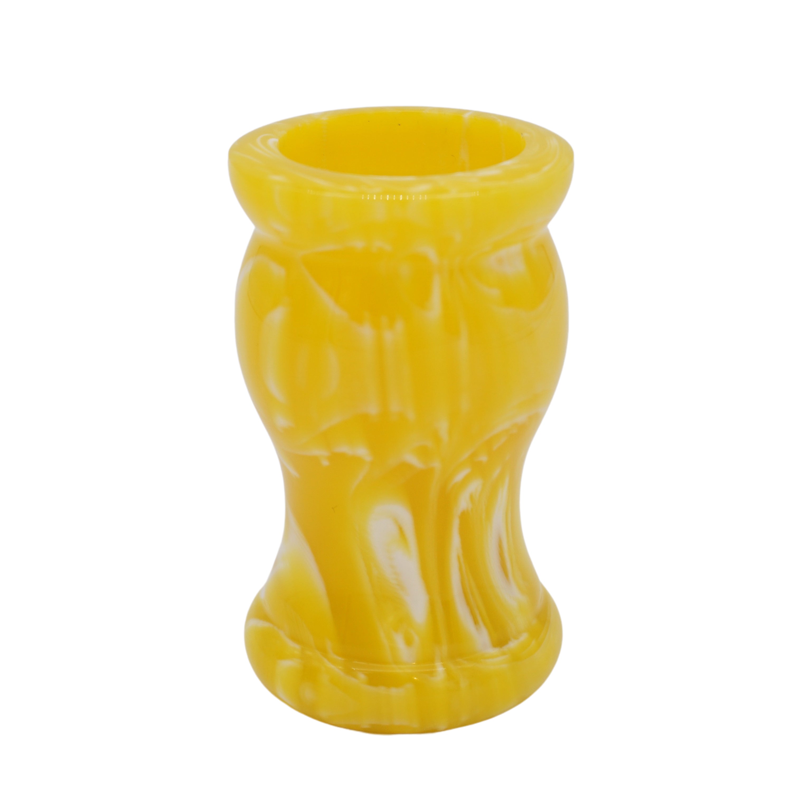 Premium Handcrafted Lemon Drop Shaving Brush Handle - Fits 24mm & 26mm Knots - Perfect for Wet Shaving & Grooming Gifts for Men