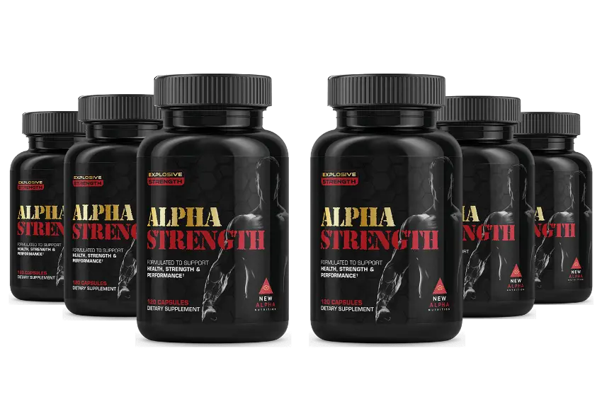 Alpha Strength Capsules - Premium Muscle Recovery & Performance Supplement for Athletes & Fitness Enthusiasts | Post-Workout Recovery, Energy Boost & Endurance Support