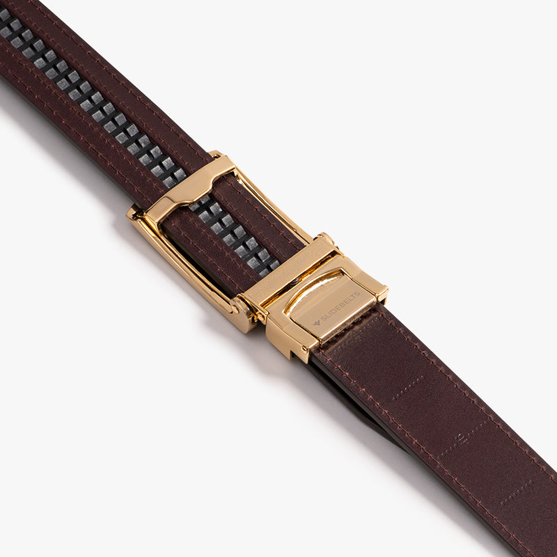 Premium Cordovan Full Grain Leather Belt for Men - Durable & Stylish Dress or Casual Belt - Perfect for Office, Business, Wedding & Everyday Wear