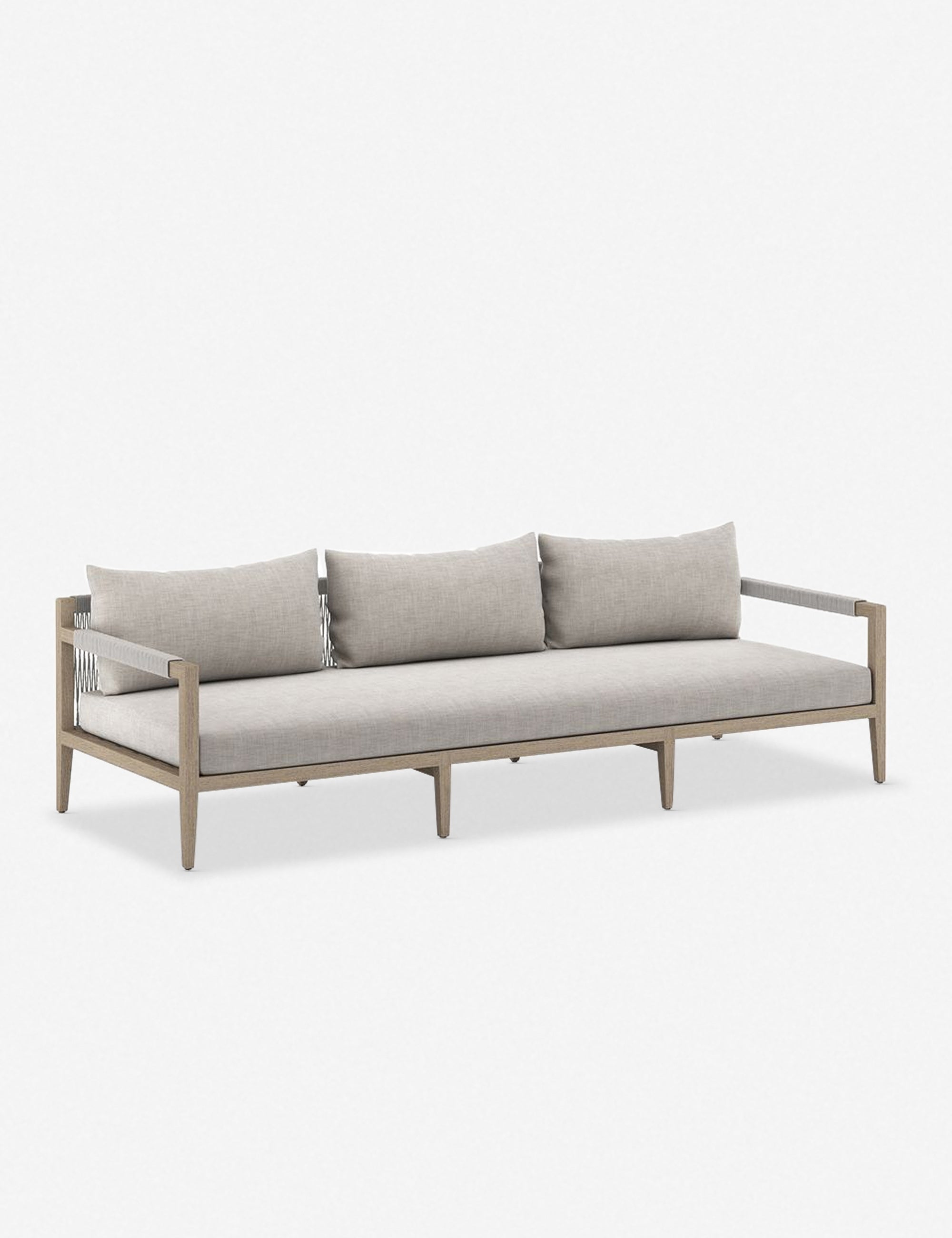 Cadenza Indoor Outdoor Sofa - Waterproof & Weather-Resistant Patio Furniture for Living Room, Garden, and Backyard Relaxation