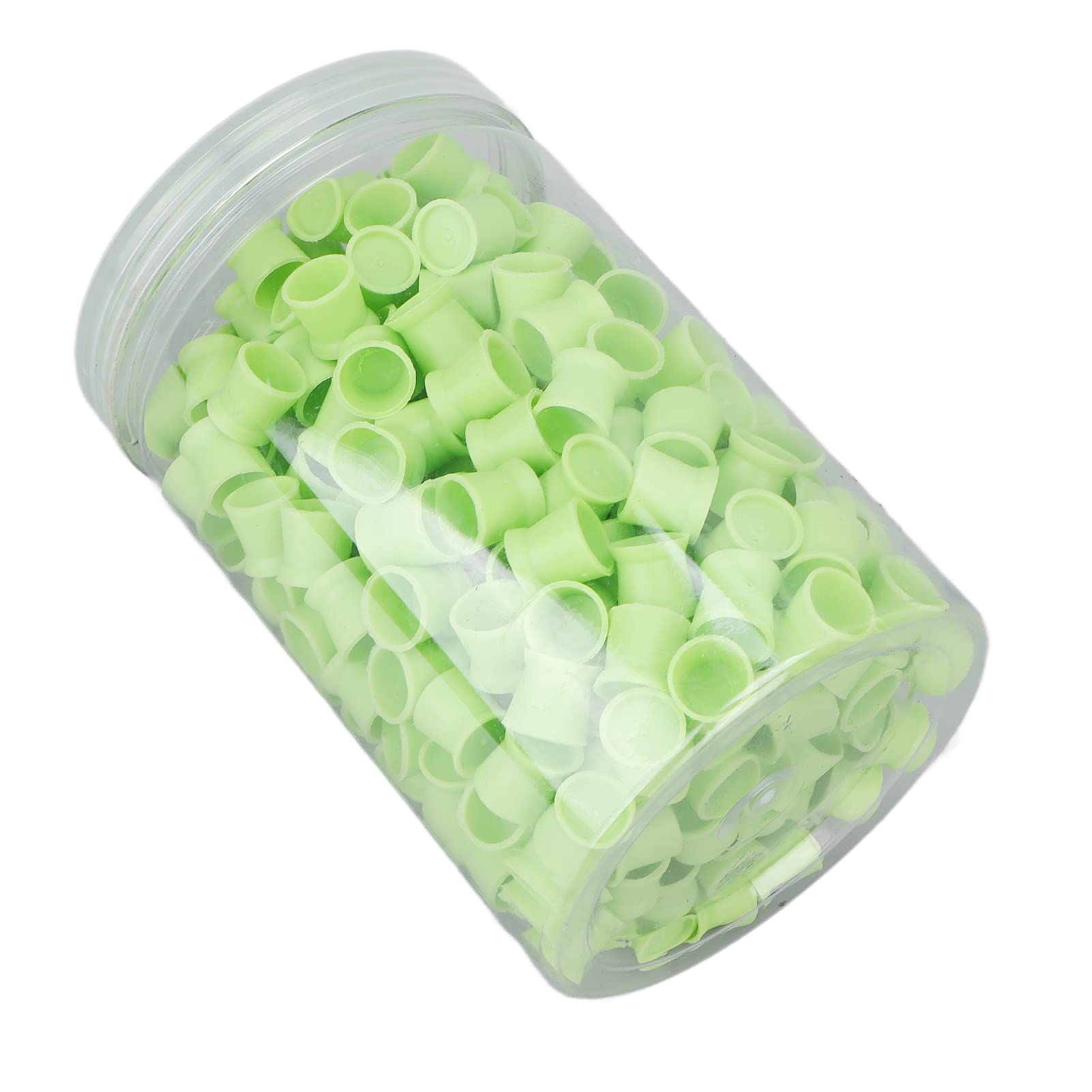 Pasamer Mixed Tattoo Ink Cups - Multipurpose Suction Cup Design for Professional Tattoo Artists | 1 Count Green Ink Holder | Perfect for Tattoo Supplies, Body Art & Permanent Makeup Application