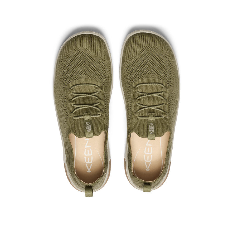 Men's KNX Knit Sneakers - Lightweight Comfortable Walking Shoes | Martini Olive/Plaza Taupe Color | Perfect for Casual Wear, Gym & Outdoor Activities