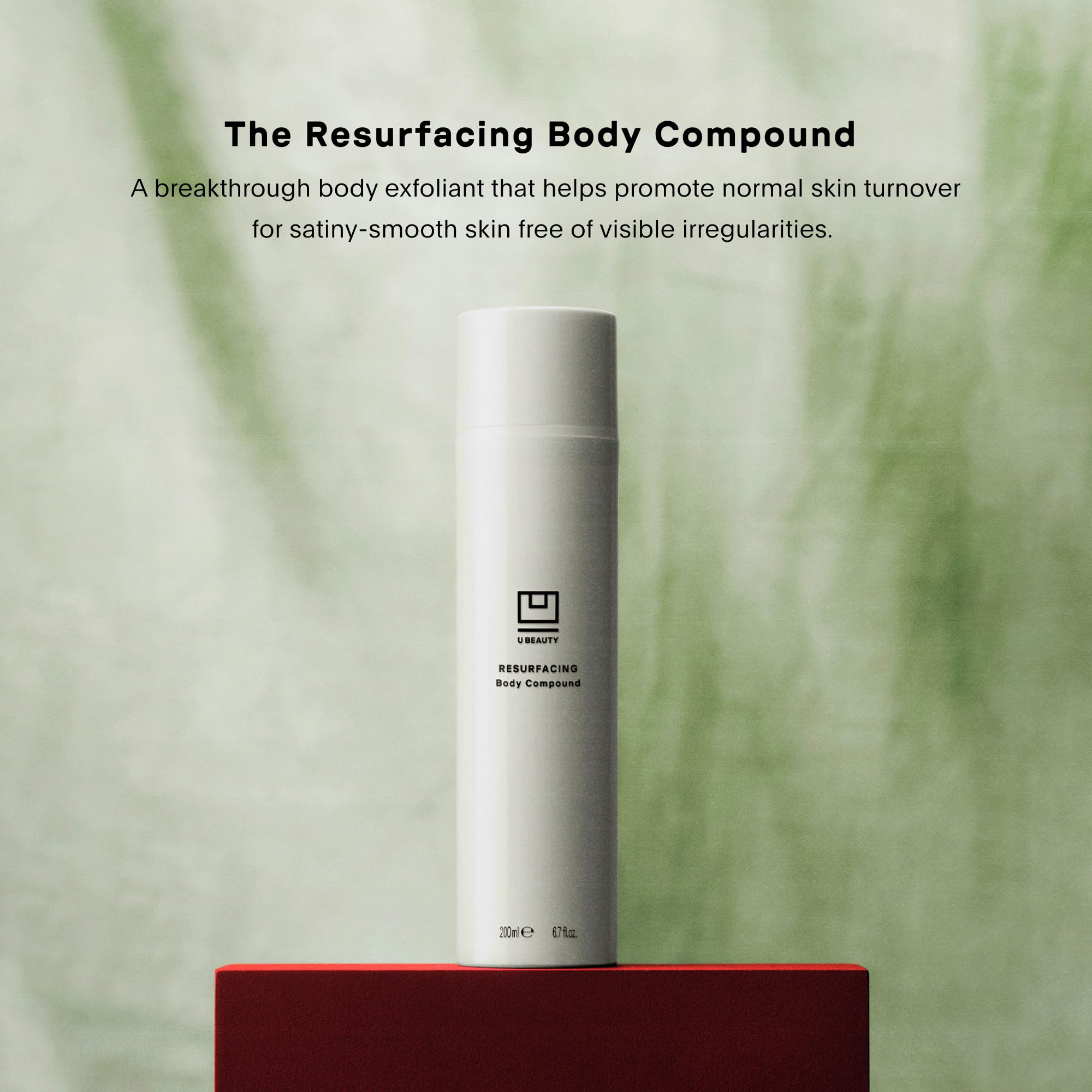 U Beauty Resurfacing Body Compound - Firming AHA & Retinol Serum with Phytic, Lactic & Glycolic Acids for Keratosis Pilaris & Skin Texture - Hydrating Shea Butter & Papain Formula - 6.7 Fl Oz - Perfect for Dry, Rough Skin & Body Exfoliation
