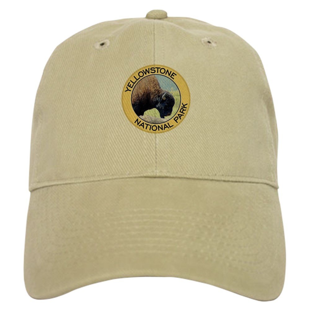 Yellowstone NP Bison Baseball Cap for Outdoor Adventures