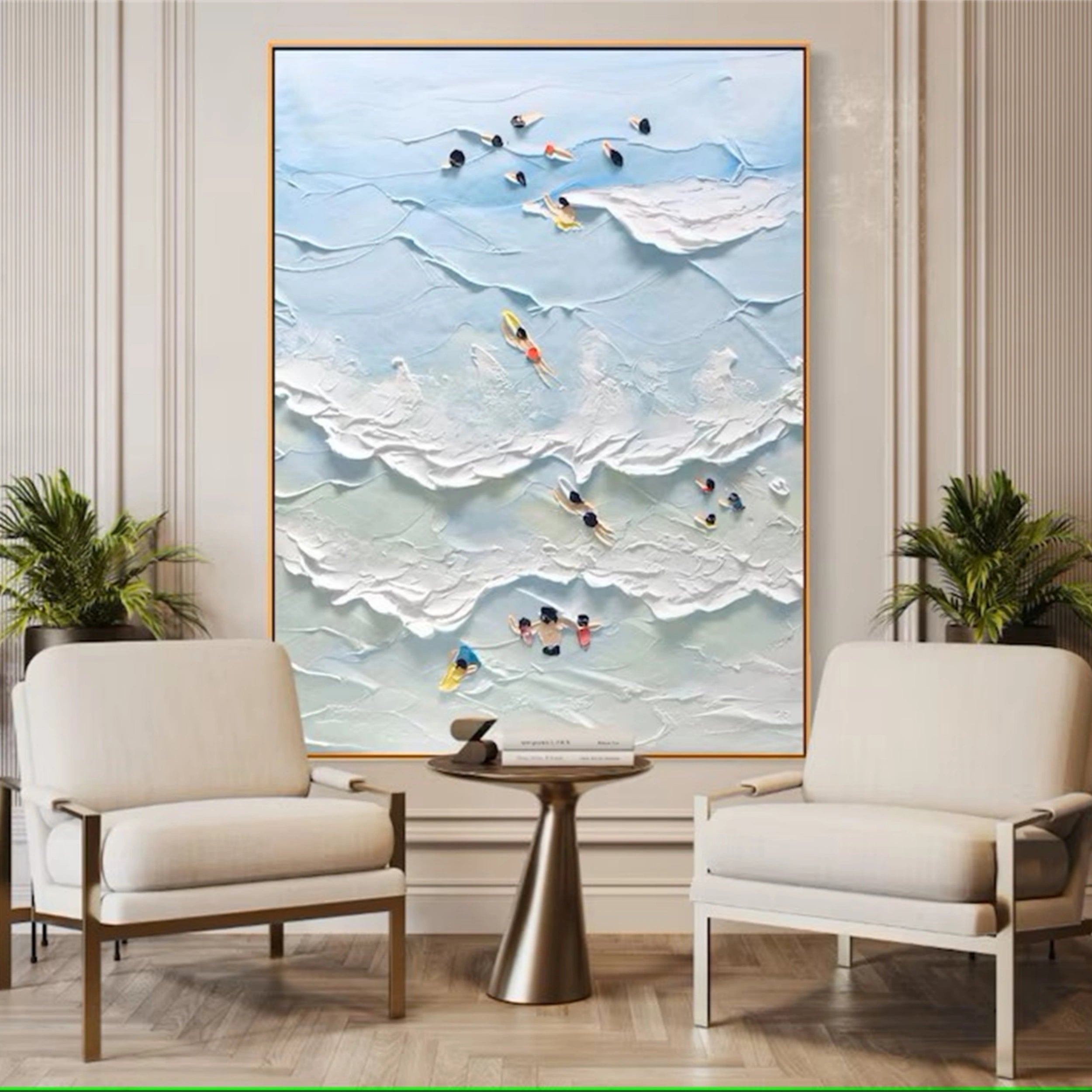 Ocean and Sky Painting #OS 044 - Stunning Seascape Wall Art for Home & Office Decor | Perfect for Living Room, Bedroom or Beach House