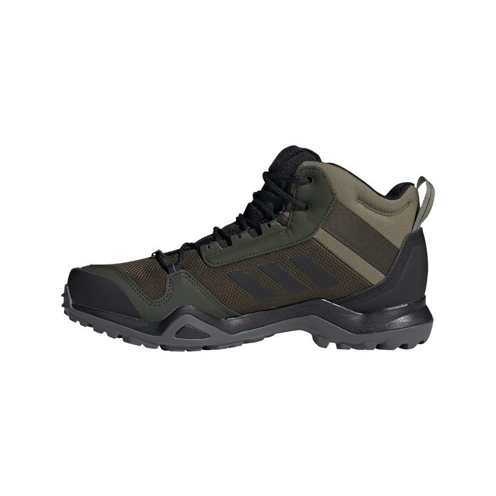 adidas Men's Terrex Ax3 Mid GTX Waterproof Hiking Boots - Lightweight & Durable for Outdoor Adventures, Trail Running, and Mountain Climbing
