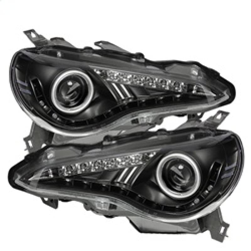 Spyder Auto 5075475 Projector Style Headlights - Black/Clear - High Performance LED Headlights for Improved Night Visibility - Perfect for Jeep Wrangler & Off-Road Adventures