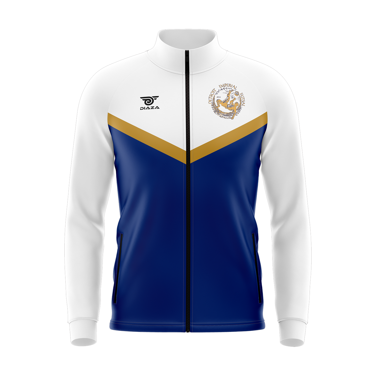 Detroit Futsal Youth Tracksuit Set - Boys & Girls Soccer Warm-Up Suit - Breathable Athletic Joggers & Jacket for Training & Matches - Perfect for Indoor Soccer, School Sports & Casual Wear