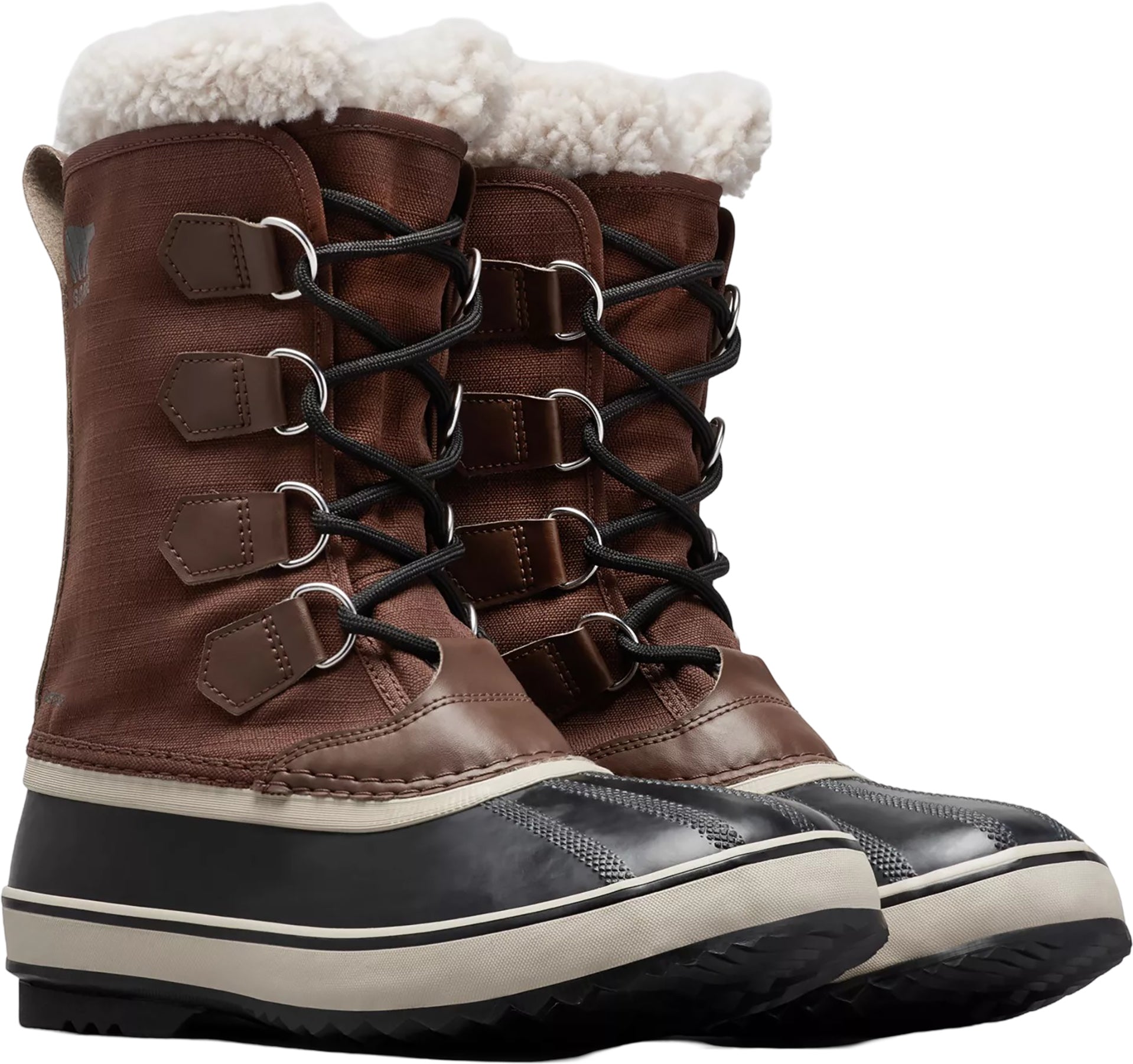 1964 PAC Men's Waterproof Nylon Boots - Durable & Comfortable for Outdoor Hiking, Hunting & Work - Black