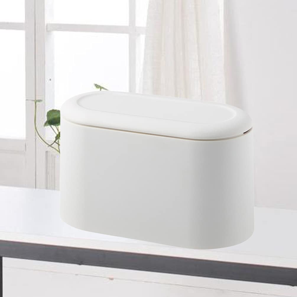 1pc Small Desktop Trash Can - Mini Table Waste Bin for Office, Home & Kitchen - Compact Garbage Can for Paper, Snacks & Small Waste - Perfect for Desk, Counter & Workspace