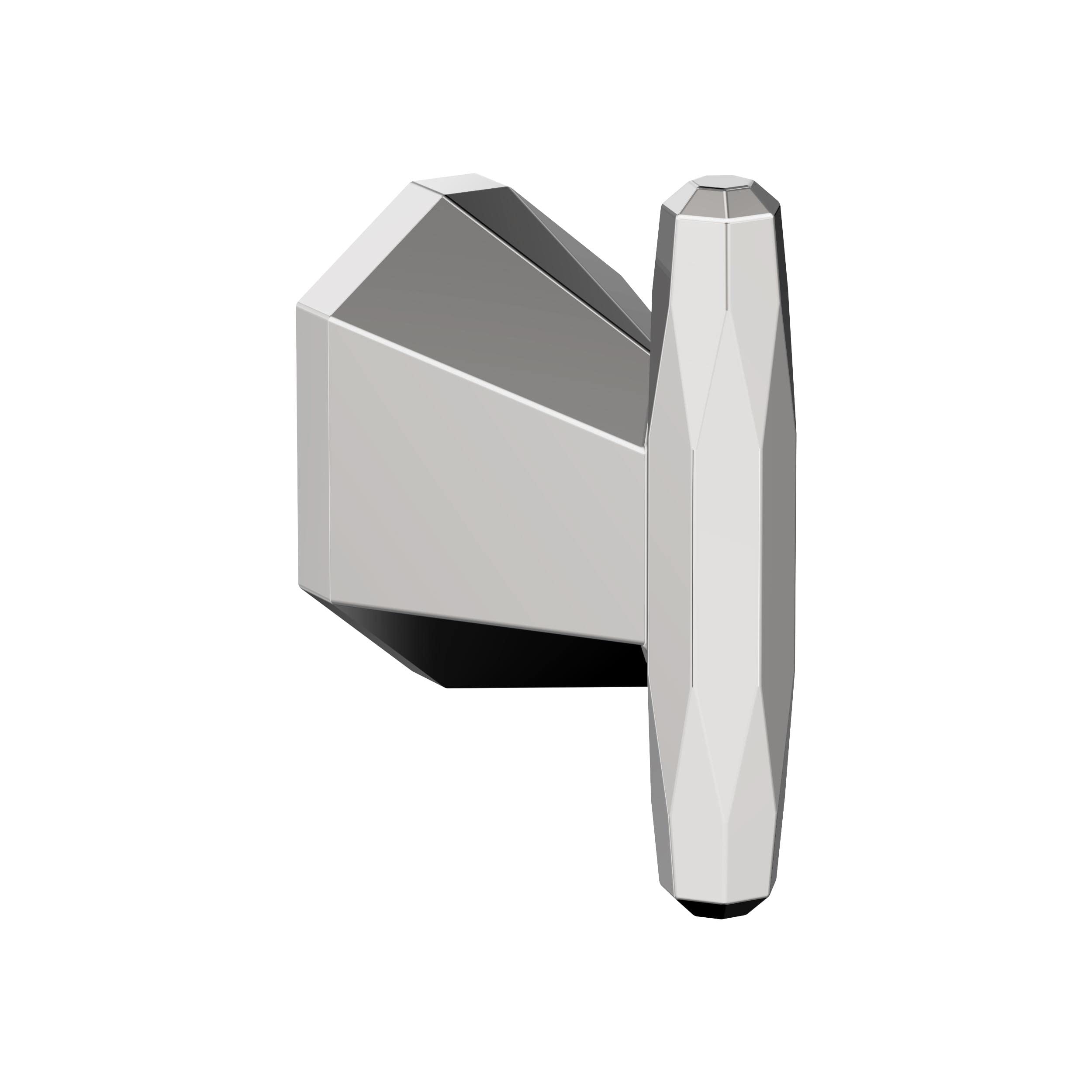 Amerock BH3604026 Chrome Single Robe Hook - 3-7/16 Inch (87mm) Bathroom Towel Holder - St. Vincent Collection - Durable Bathroom Hardware & Accessories for Hanging Towels, Robes & Clothes - Perfect for Bathrooms, Spas & Laundry Rooms