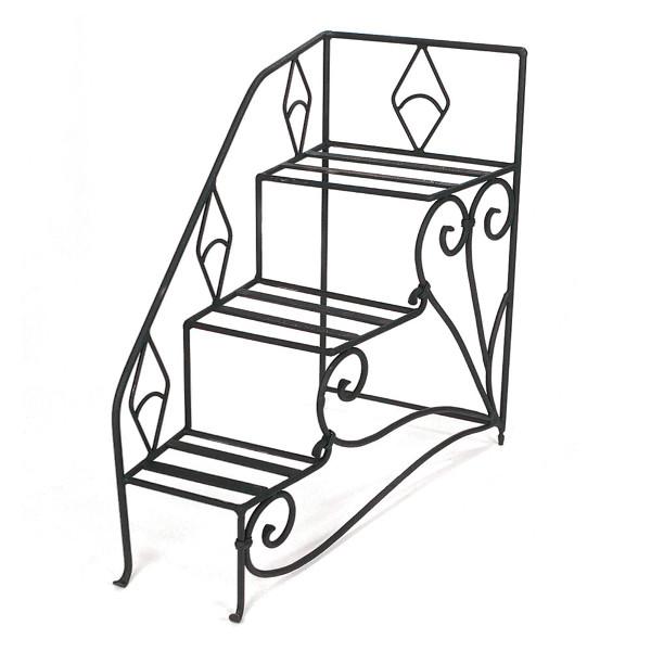 Achla Designs Peacock Steps FC04L & FC04R - Elegant Garden Stairs for Outdoor Decor, Perfect for Patios, Walkways, and Landscaping